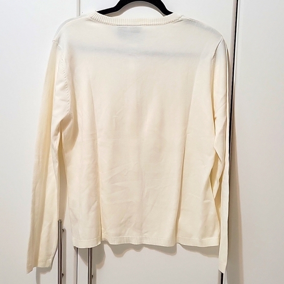 Basic women's button down sweater - Picture 5 of 7